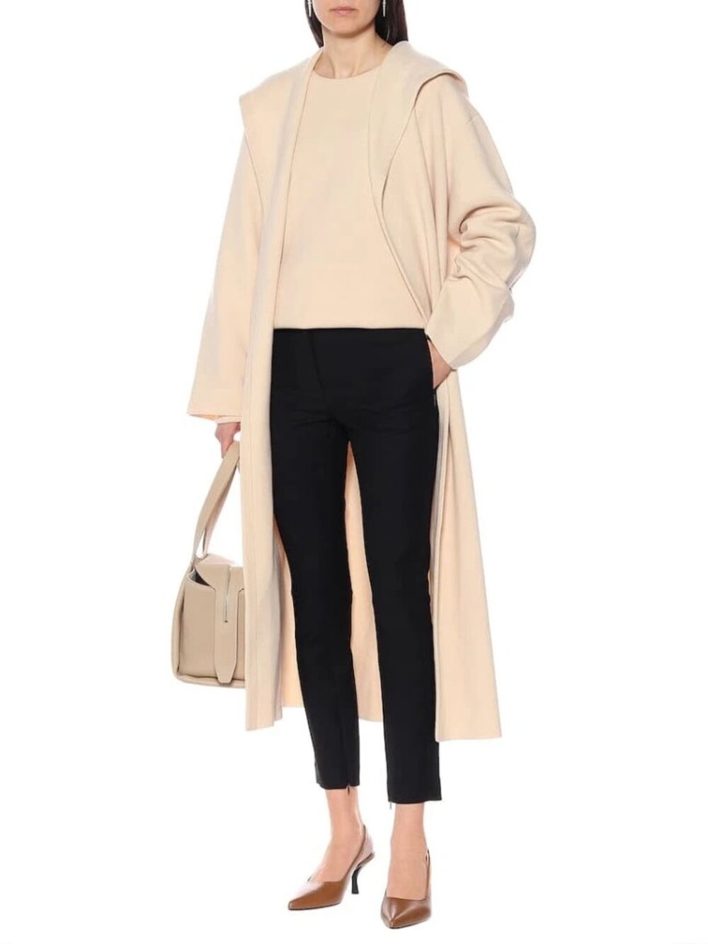 The Row Jodhpur Skinny Cropped Trousers in Black - sz 12